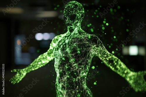 Ai enhanced visualization of the human lymphatic system with real time monitoring technology photo