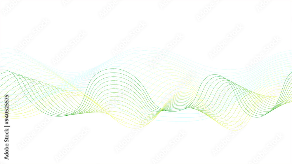 Abstract green wave background. Green wave background. Design element for technology, science, modern concept. Wave lines, motion vector design Abstract green wave background. Green wave background. Design element for technology, science, modern concept. Wave lines, motion vector design