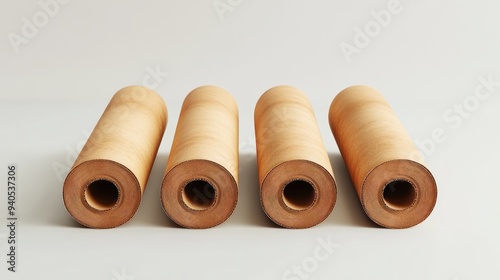 Four Rolls of Brown Paper