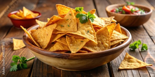 crispy tortilla chips photo
