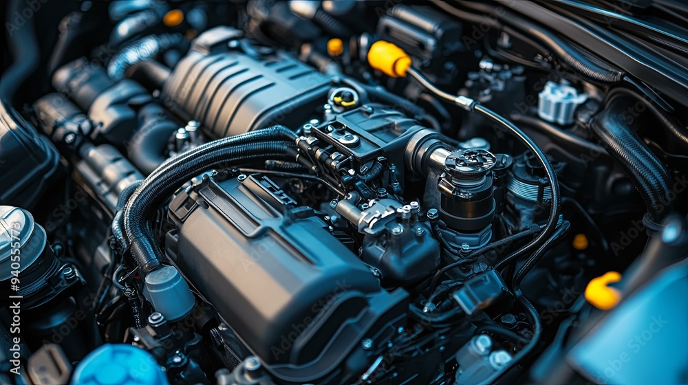 Cutting-edge Engine Diagnostics and Repair Services. Advanced Technology concept Cutting-edge Engine Diagnostics and Repair Services. Advanced Technology concept