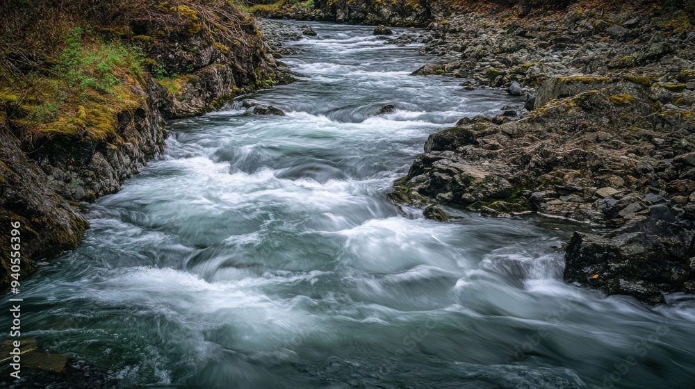 Rushing stream at Dash Point Park, WA. Rushing stream at Dash Point Park, WA.