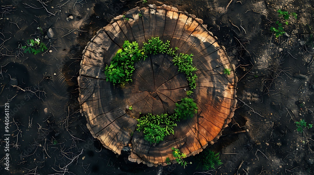 Plant growing in the forest Nature concept. Plant growing in the forest Nature concept.