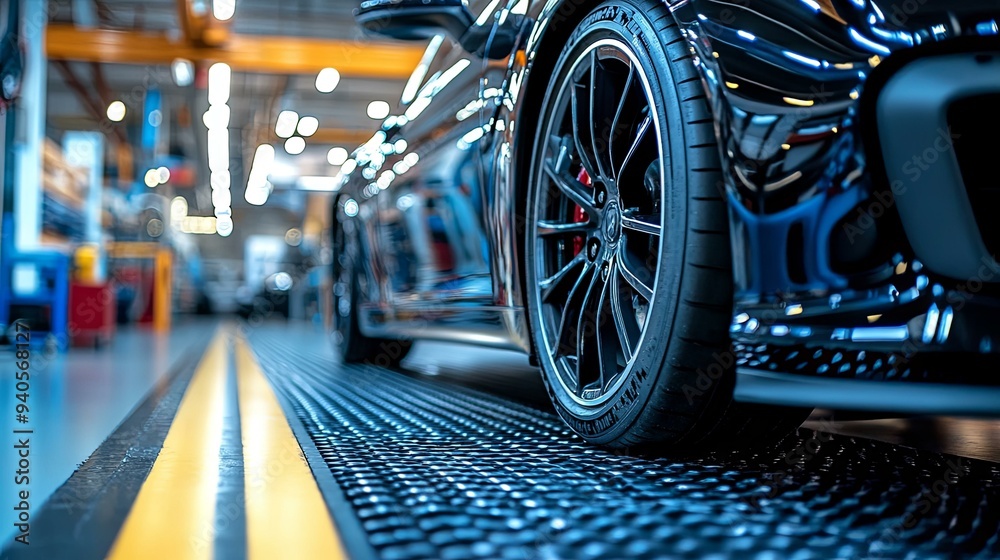 Precision in Car Repair. Detailed shots of car repair and maintenance in a professional setting Precision in Car Repair. Detailed shots of car repair and maintenance in a professional setting