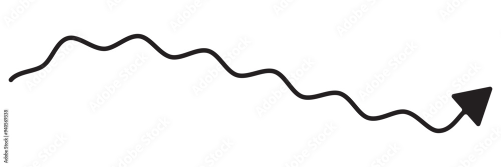 Long arrow vector icon. Black horizontal double arrow. Vector icon. Long arrow vector icon. Black horizontal double arrow. Vector icon.
