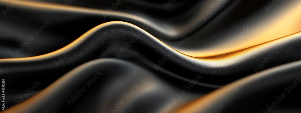 bottom edge features a wavy design, yellow strip at the very bottom