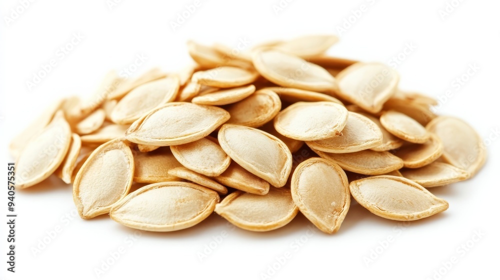 Seeds on white Seeds on white