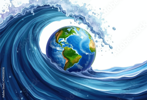Earth's Surface Tilted by Waves, Oceanic Tides, and Geological Forces