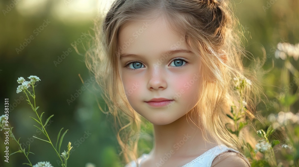 3-year-old girl outdoors 3-year-old girl outdoors