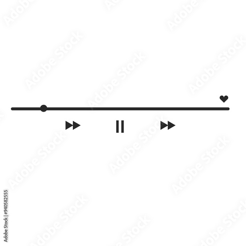 Music Player Icon Overlay Music Label	