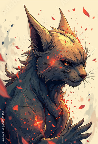 Fierce and Majestic: The Gaze of a Wolf