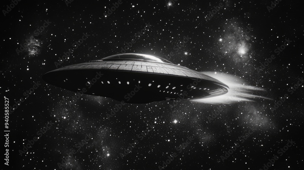 UFO in space UFO in space