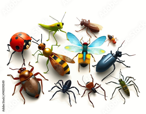 Insects and Spiders: A Collection of Vibrant and Detailed Bug and Spider Images