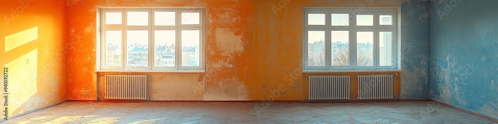 Apartment Transformation: Before and After Renovation Showcase. Modern ... - Apartment Building Renovation Before After