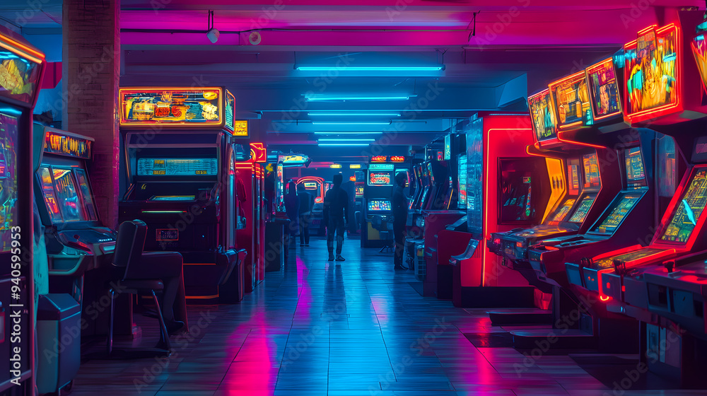 Retro-Futuristic Arcade Retro-Futuristic Arcade
