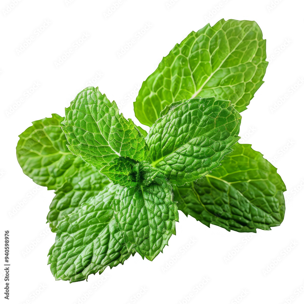 Mint Leaf Isolated on a Transparent Background Mint Leaf Isolated on a Transparent Background