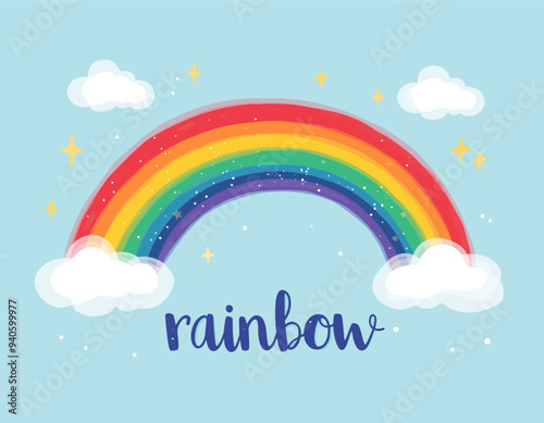 Rainbow Cloudscape