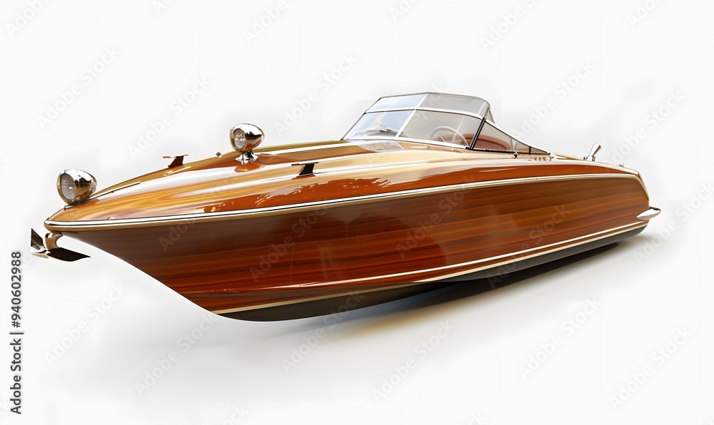 motor boat on white background. motor boat on white background.