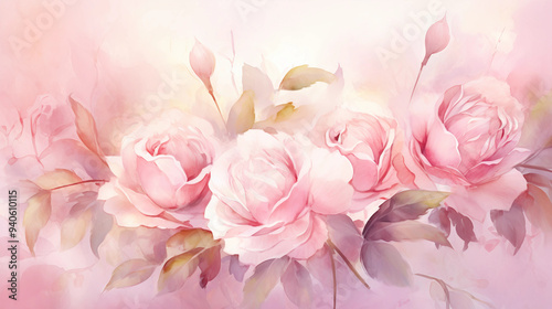 pastel romance rose