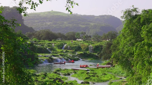 Wadi Darbat Boating at salalah (Dhofar)