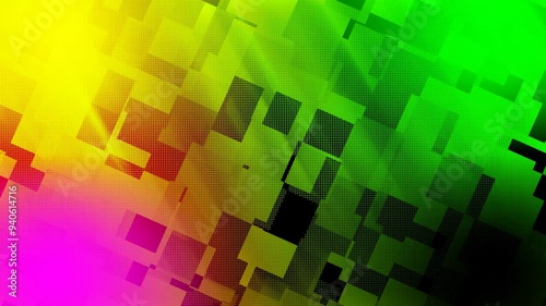 Geometric pattern square mosaic background