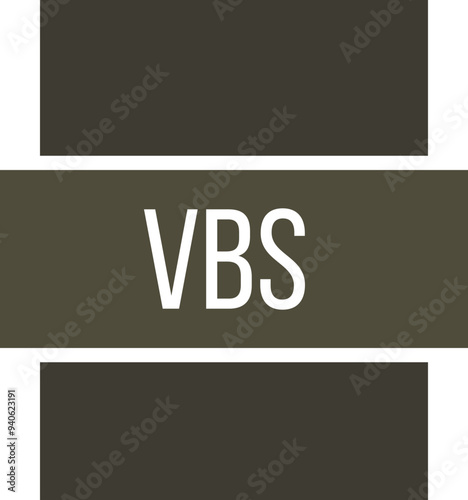 VBS icon fill and bebus writting