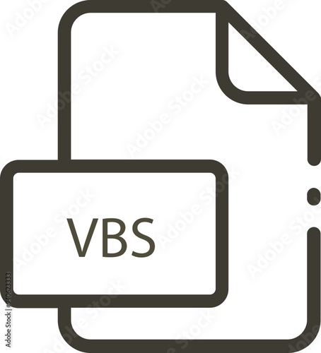 Old brick fill VBS file icon