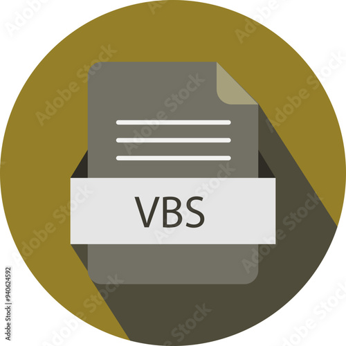 VBS File icon with black shadow