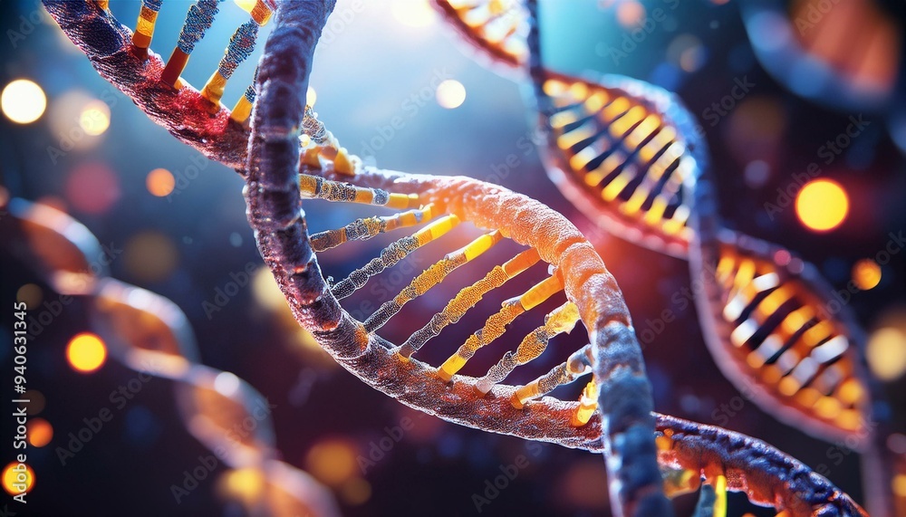 High-Definition 3D Animation of DNA Gene Editing in 4K Resolution High-Definition 3D Animation of DNA Gene Editing in 4K Resolution
