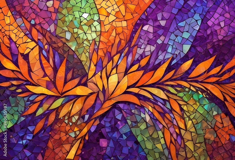colorful mosaic glass background colorful mosaic glass background