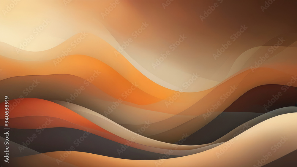 Terra Cotta Gradient: Captivating Wallpaper and Background