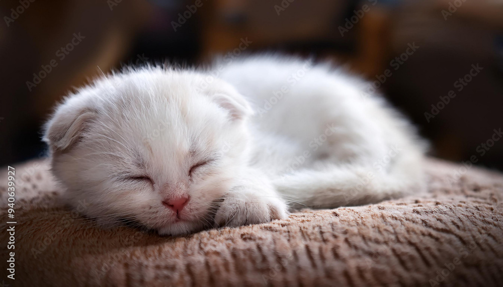 眠る子猫　休息　休憩　リラックス