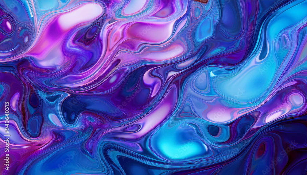 abstact paint color of blue and purple