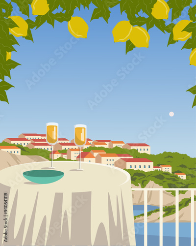 La dolce vita travel poster