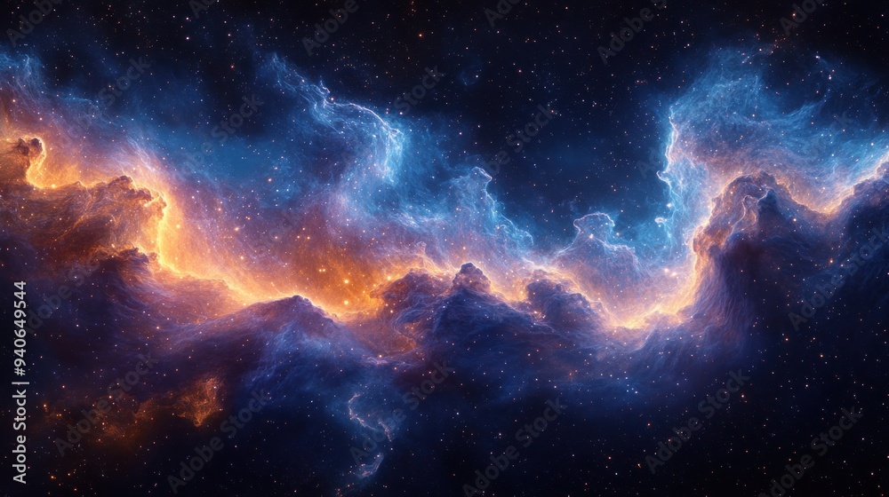 Cosmic Nebula: A Symphony of Celestial Colors Cosmic Nebula: A Symphony of Celestial Colors