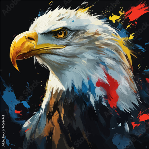 Eagle's Eye: A Vivid Portrait of a Majestic Bird