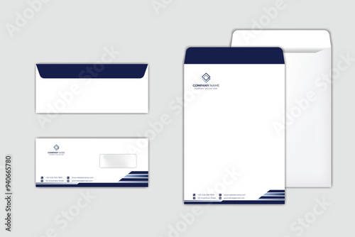 corporate envelope design set