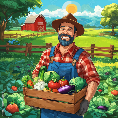 Farmer's Pride: A Bountiful Harvest