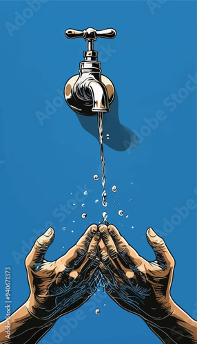 Hands Washing Water