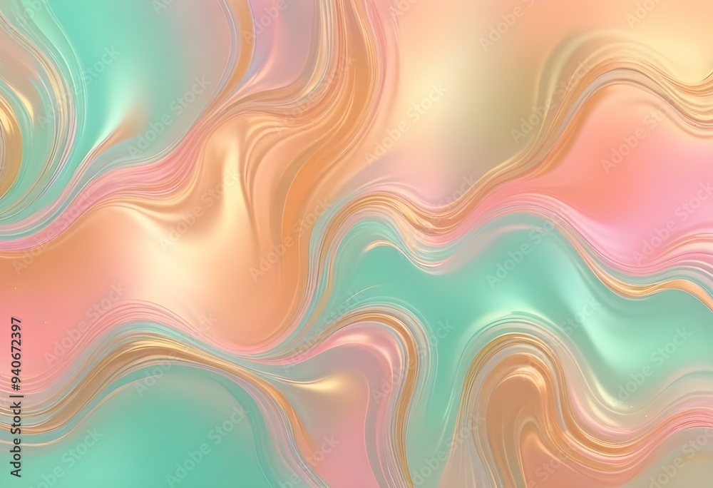 Obraz premium Colorful abstract iridescent background