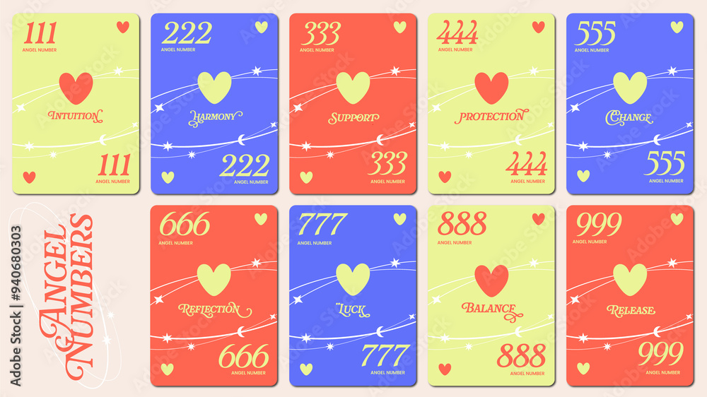 Fototapeta premium Angel Numbers