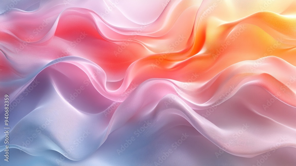 Abstract Fabric Waves Abstract Fabric Waves