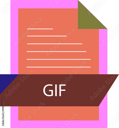 GIF File format icon modern design photo