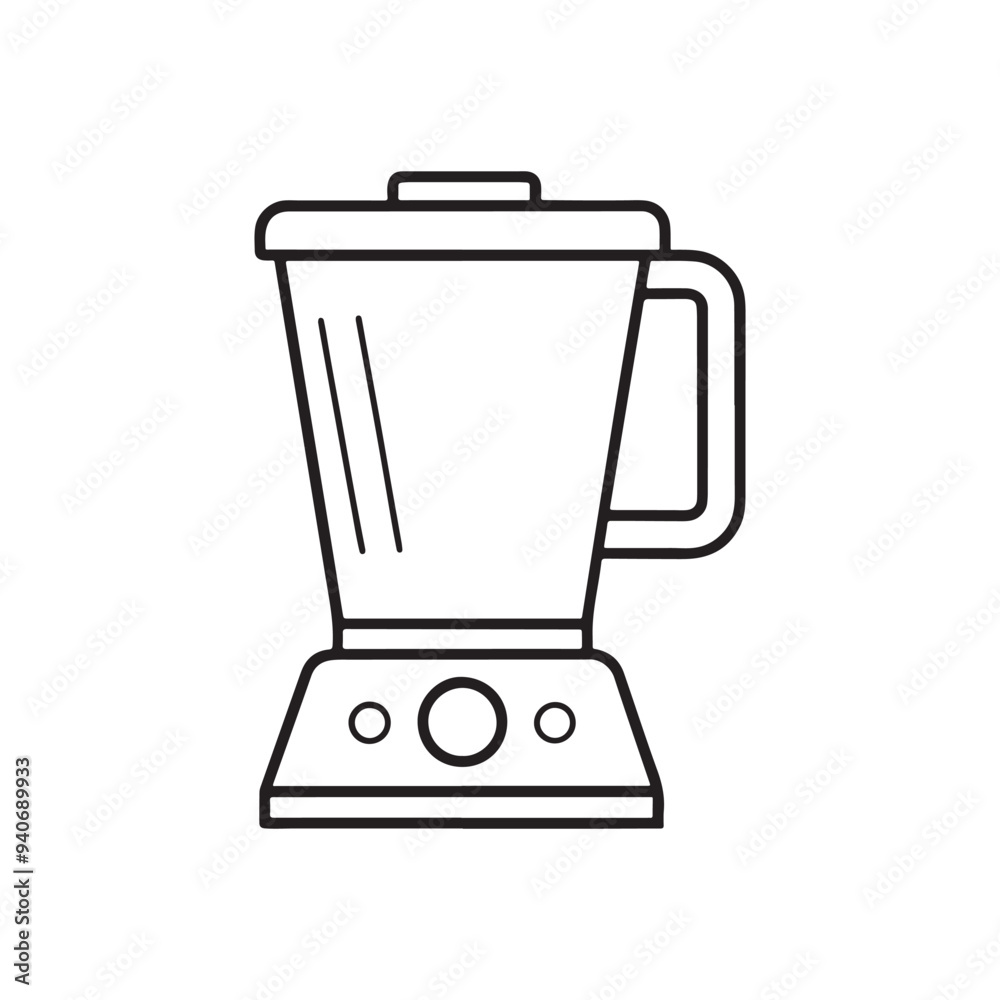 Multi blender icon, food processor outline vector icon, Simple element illustration. blender concept outline symbol design. Multi blender icon, food processor outline vector icon, Simple element illustration. blender concept outline symbol design.