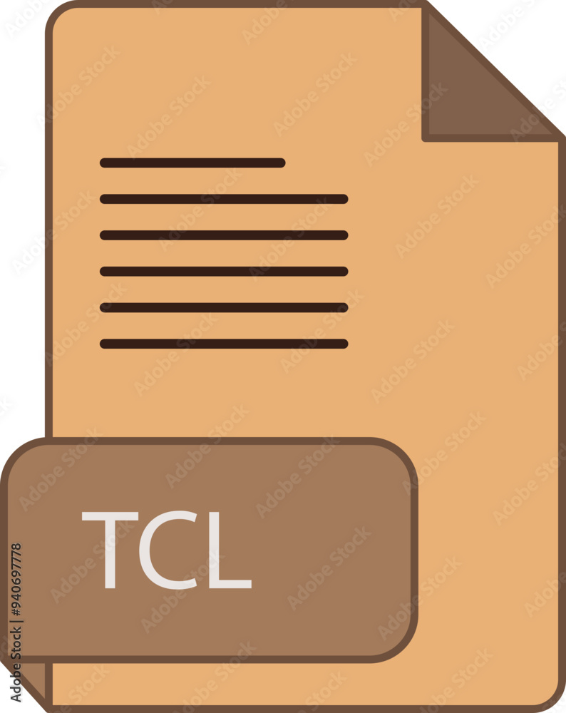 TCL file extension icon rounded lines and crisp corners TCL file extension icon rounded lines and crisp corners