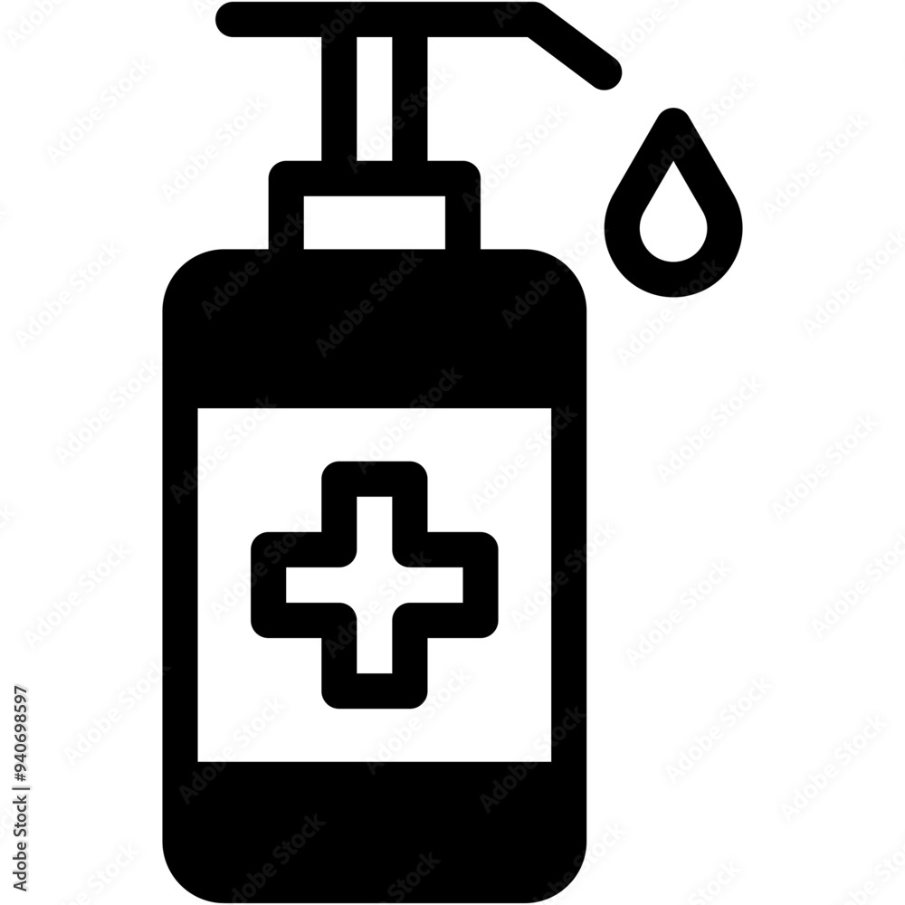 Antiseptic, Healthcare And Medical, Cotton Swab, Hygiene, Medicine Icon Antiseptic, Healthcare And Medical, Cotton Swab, Hygiene, Medicine Icon