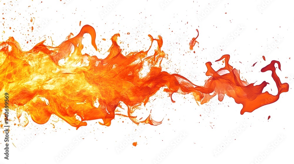 Fire Burst: A burst of flame, with tongues of fire reaching out in all directions, sharply contrasted against a white background.
Fire Burst: A burst of flame, with tongues of fire reaching out in all directions, sharply contrasted against a white background.