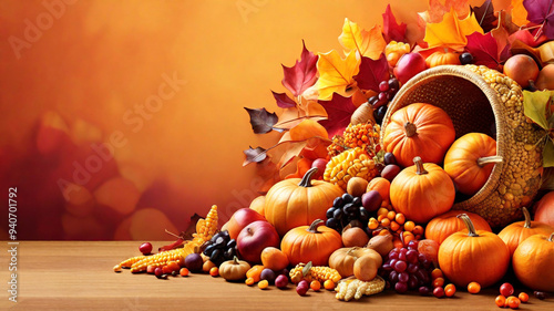 Happy Thanks Giving Day Background Photo