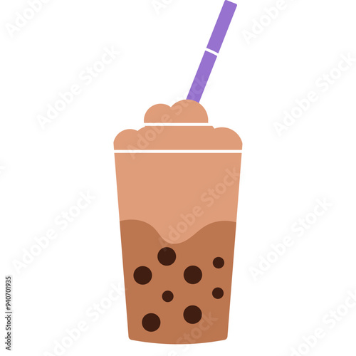 Boba Drink Illustration