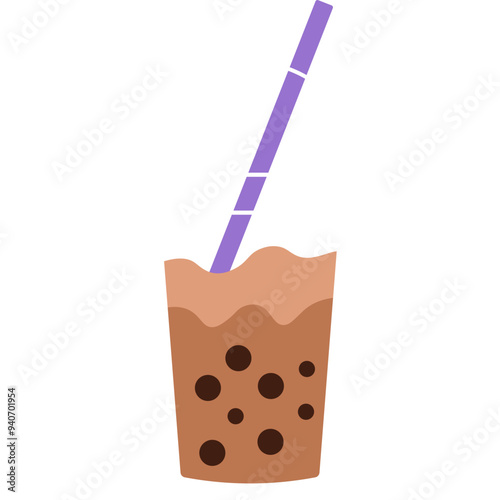 Boba Drink Illustration